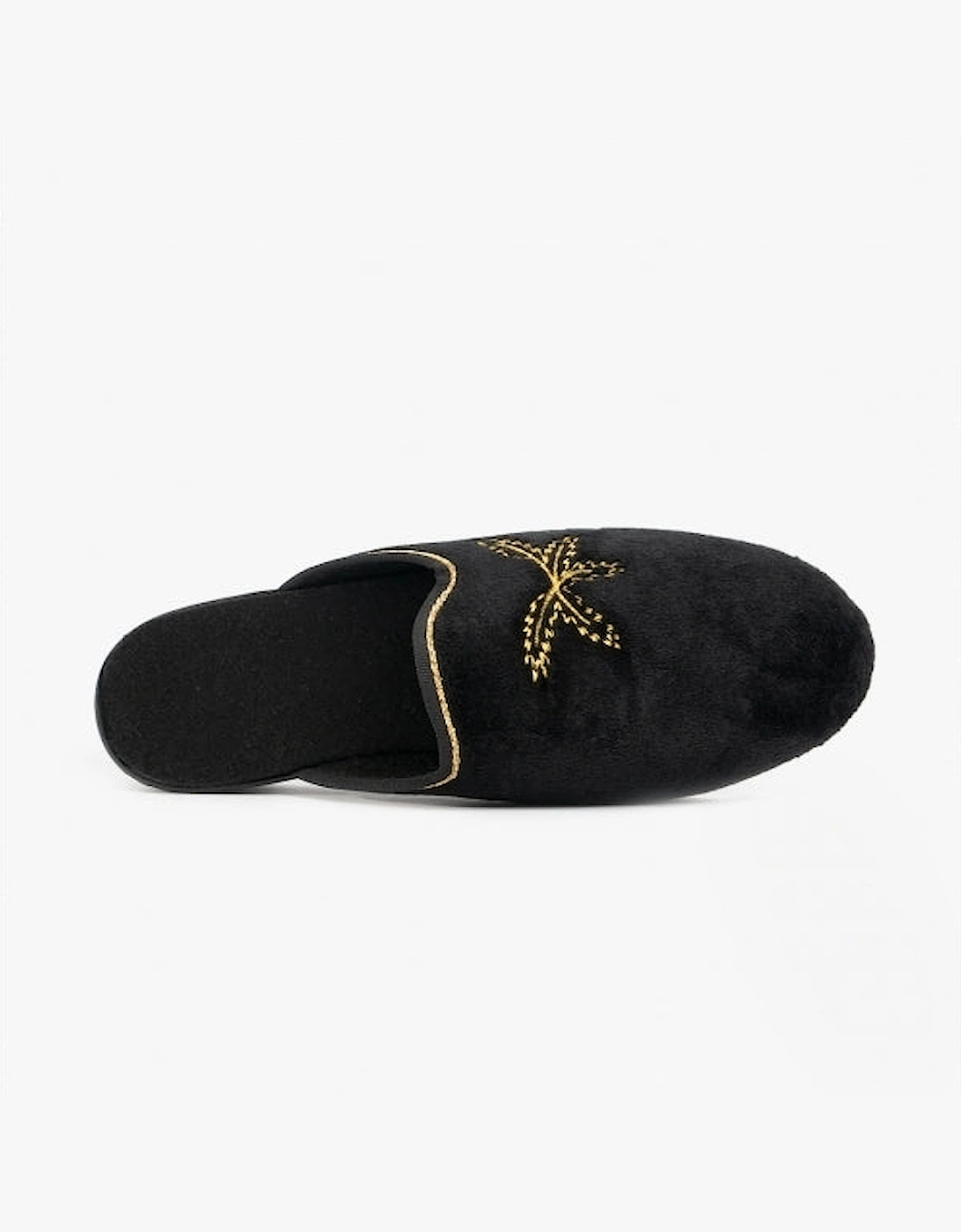 THERESA Womens Mule Slippers Black