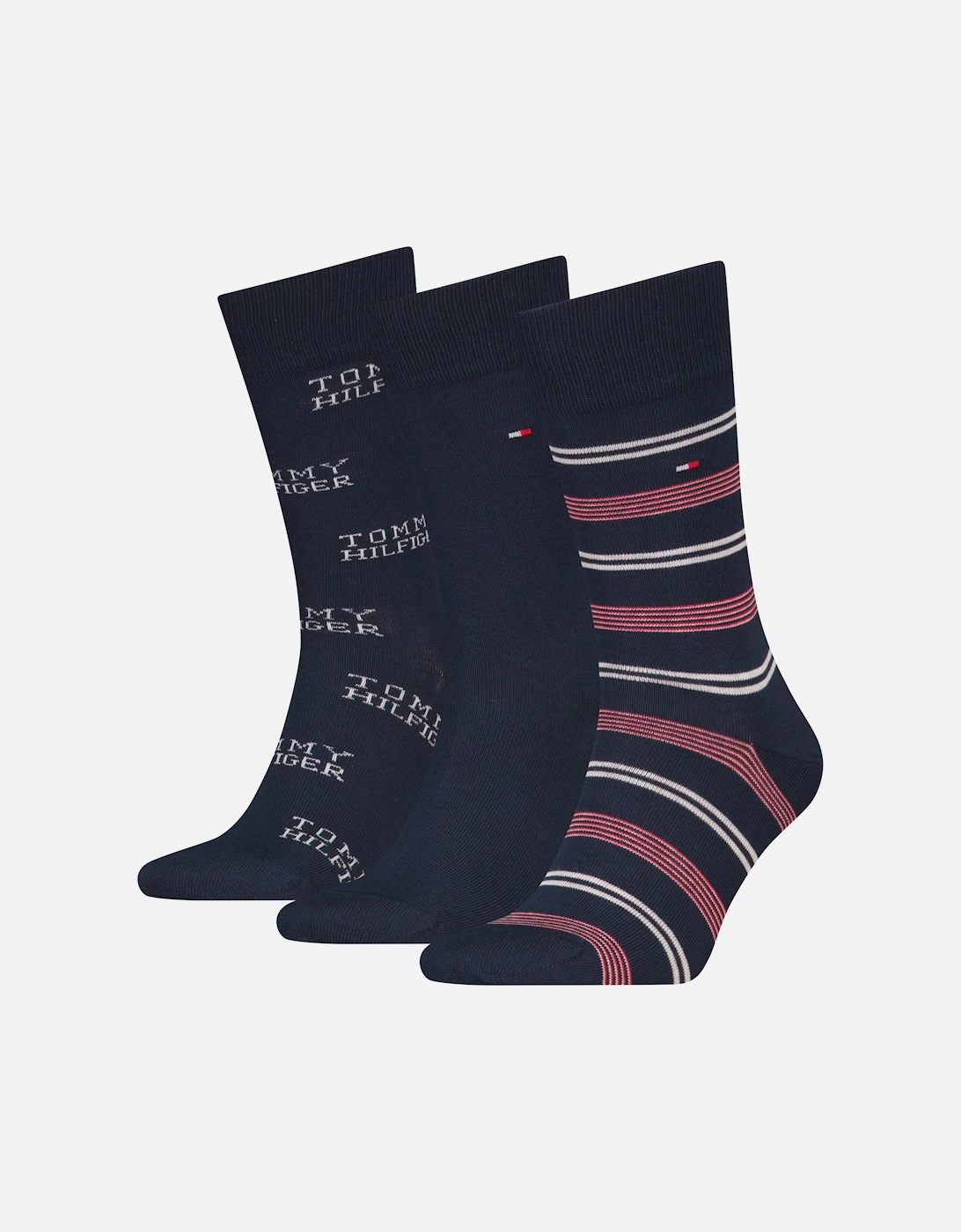 3 Pack Giftboxed Classic Mens Crew Socks Navy, 5 of 4