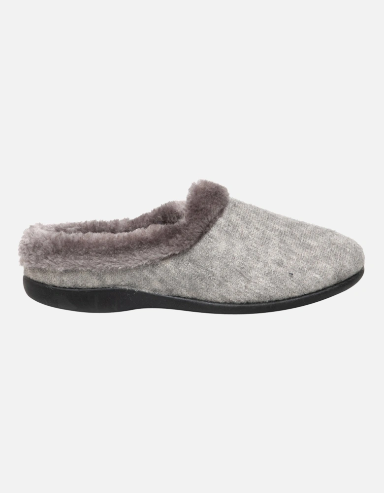 SOPHIE Womens Textile Knit Mules Grey