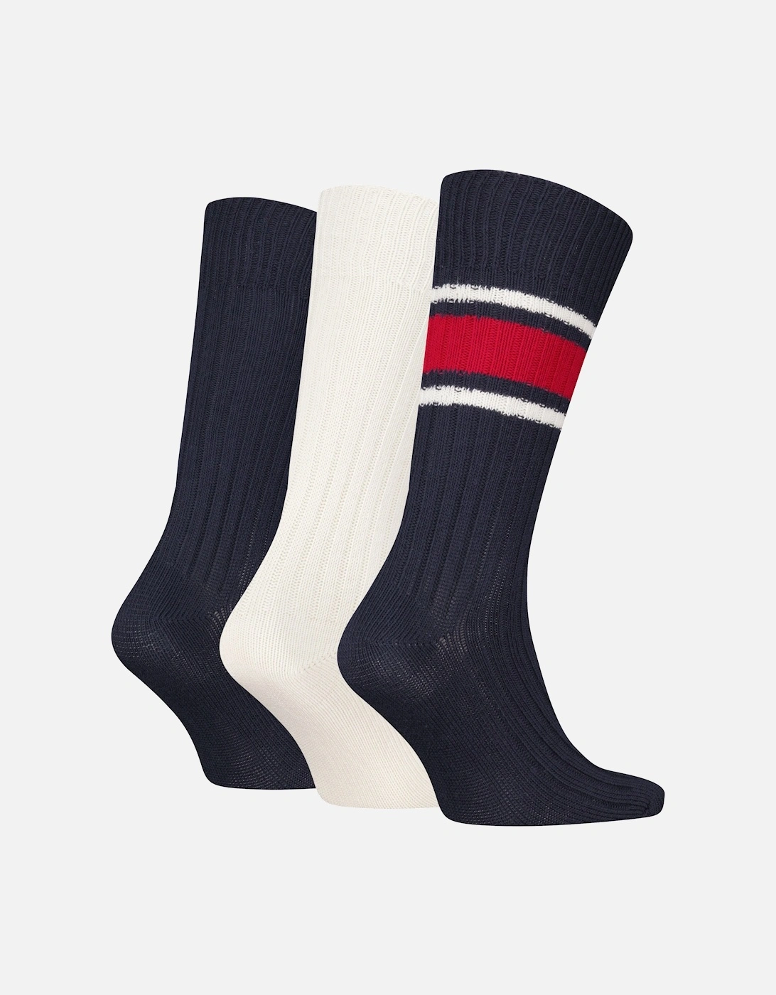 3 Pack Giftboxed Classic Mens Crew Socks Navy