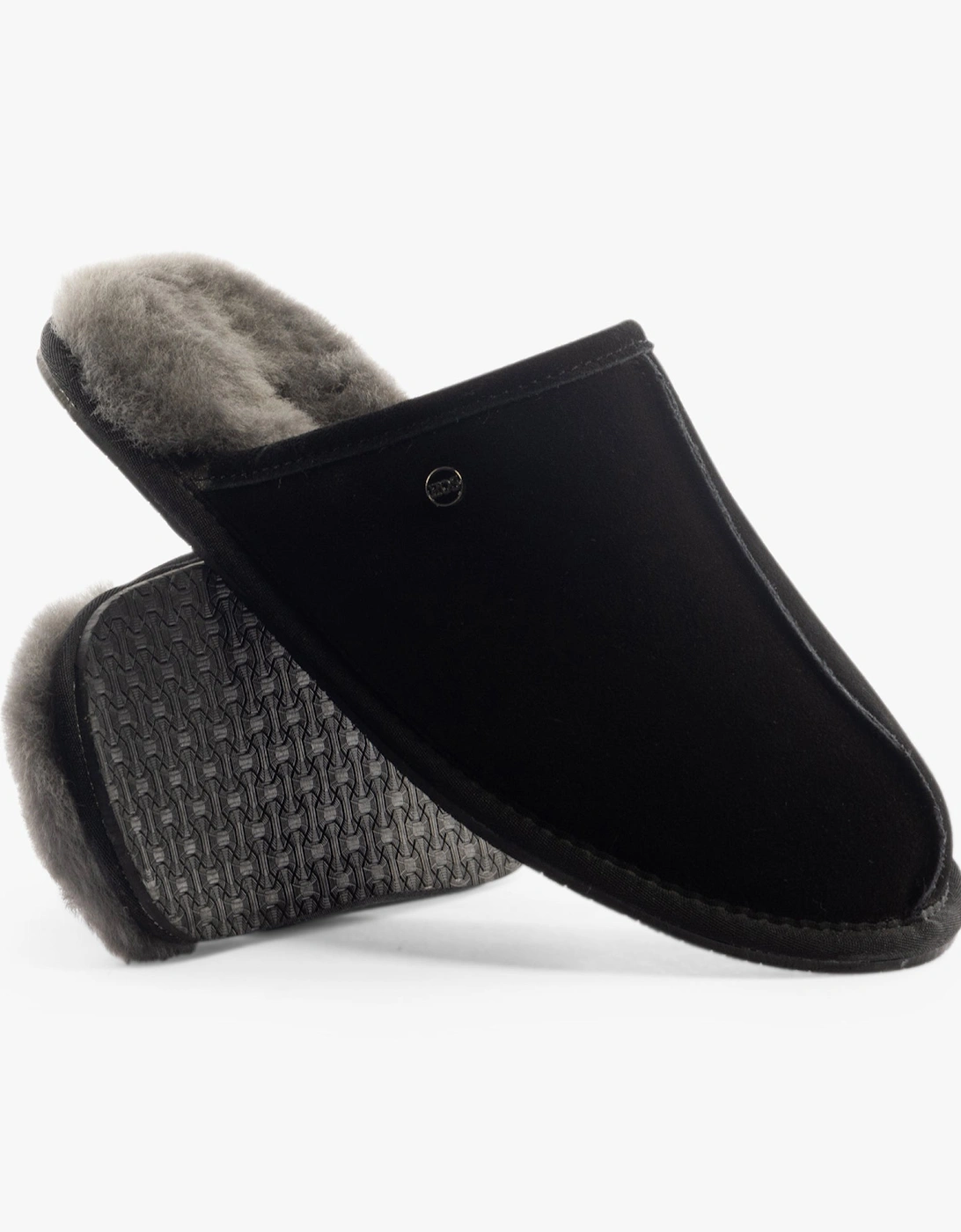 EDWIN Mens Slippers Black