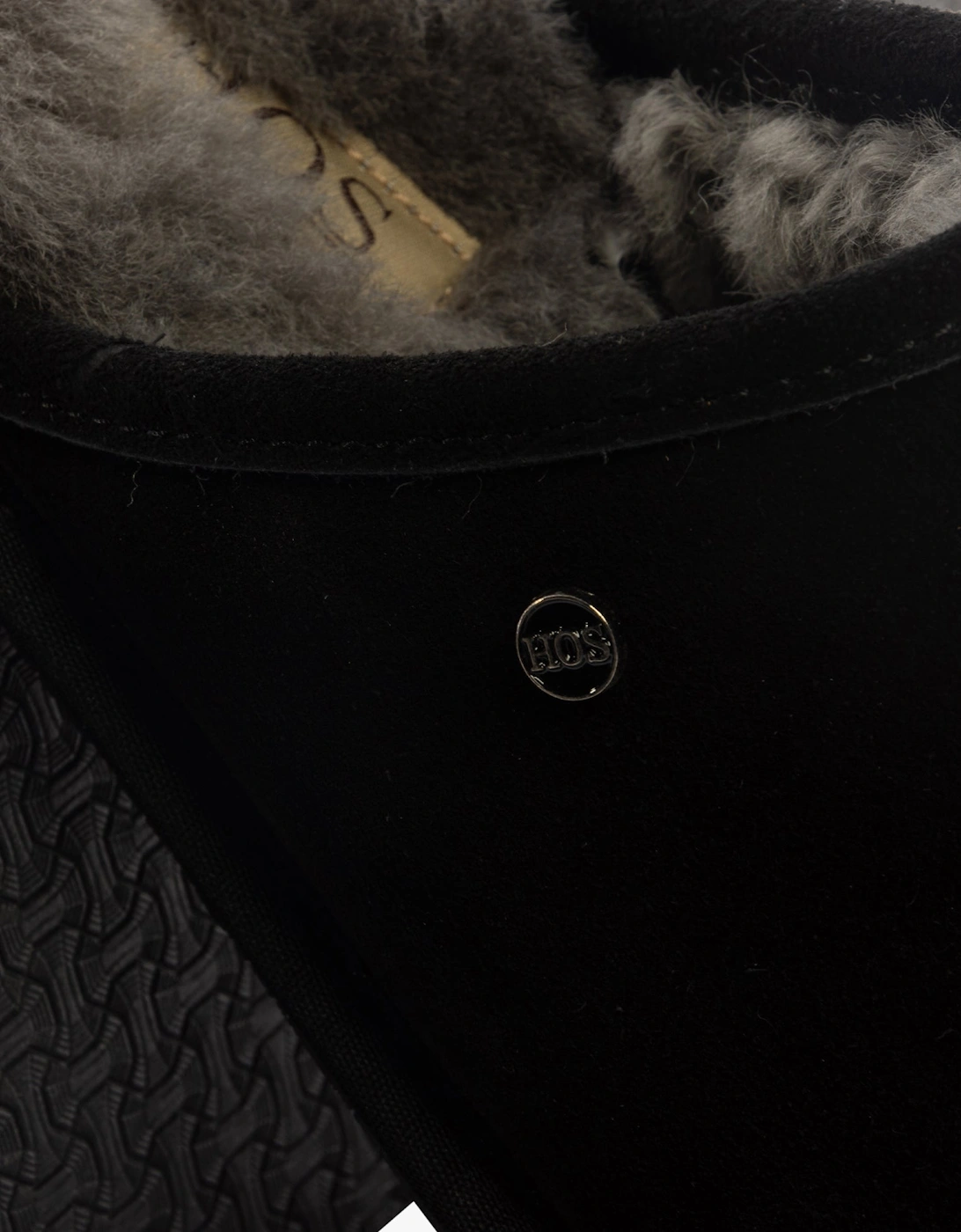 EDWIN Mens Slippers Black