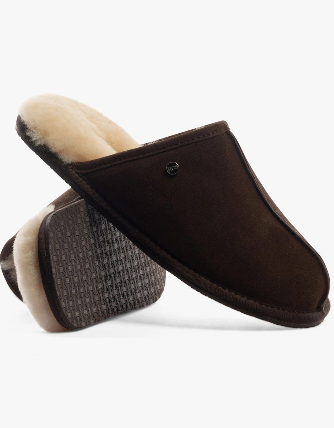 EDWIN Mens Slippers Espresso