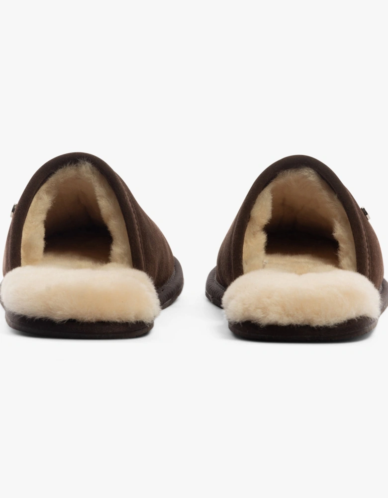 EDWIN Mens Slippers Espresso