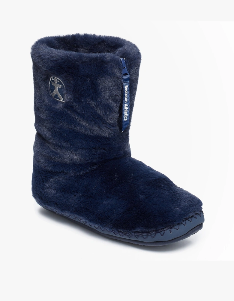 MARILYN Womens Faux Fur Boots Peacoat Navy