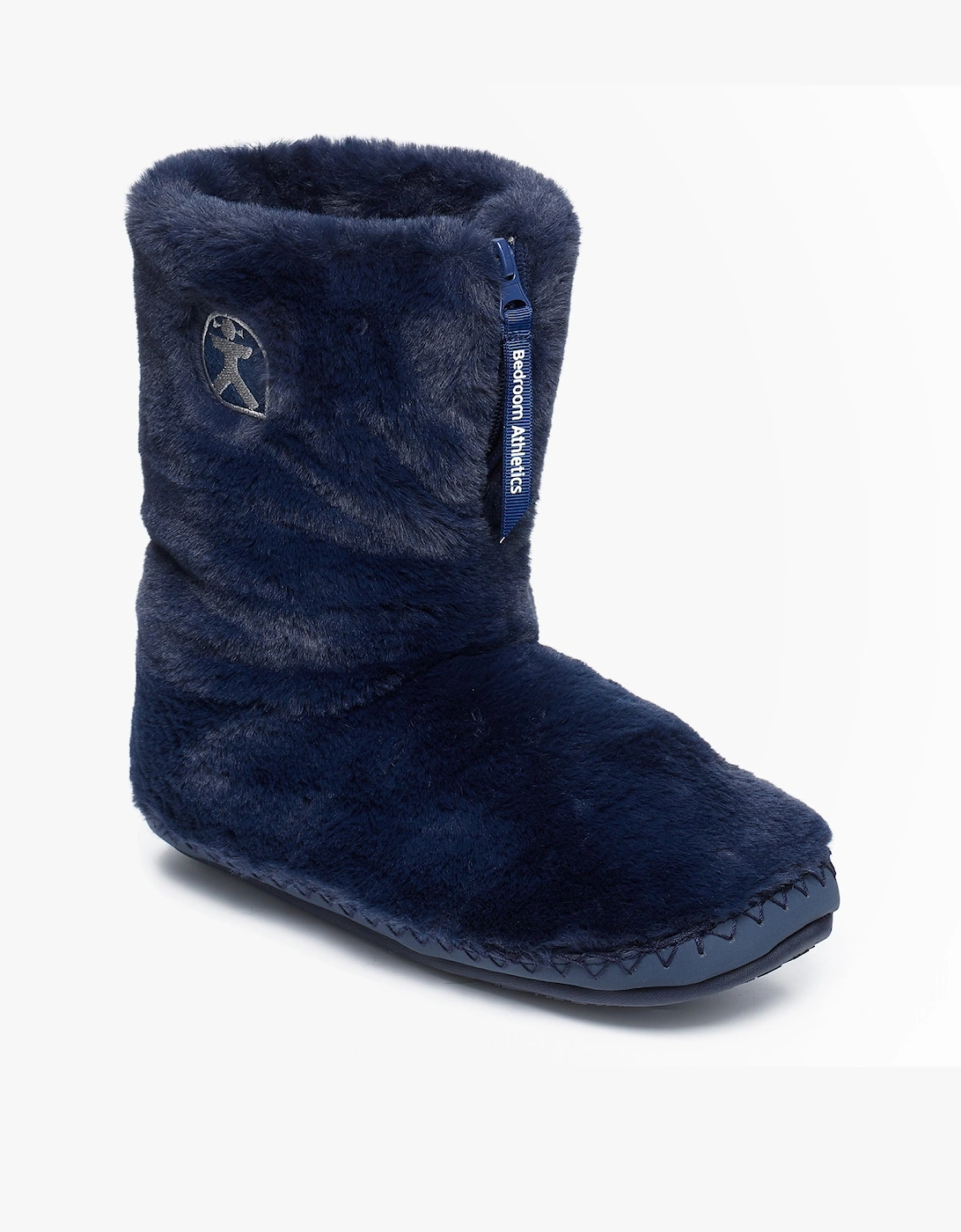 MARILYN Womens Faux Fur Boots Peacoat Navy