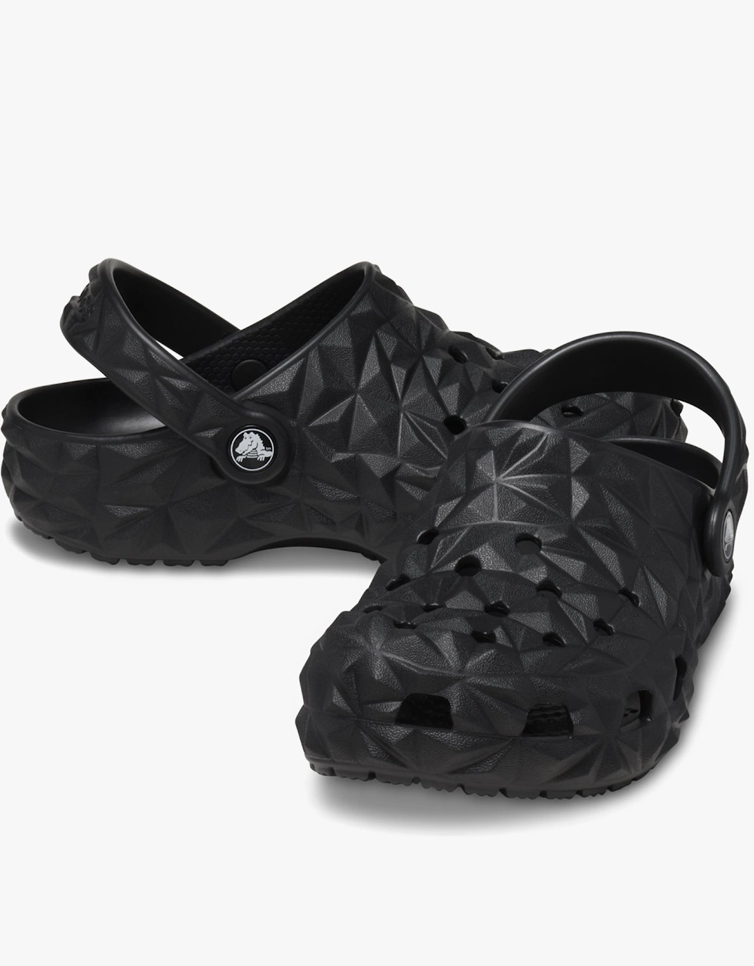 209572-001 CLASSIC GEOMETRIC Kids Clogs Black