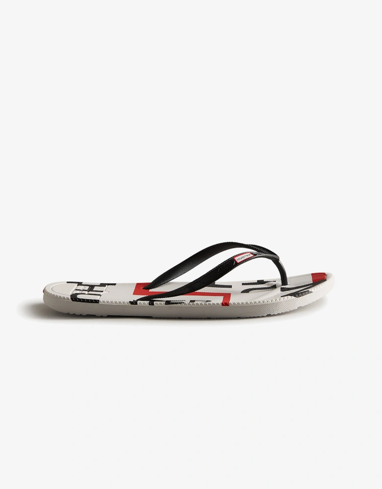 EXPLODED LOGO FLIP FLOP Mens Sandals Black