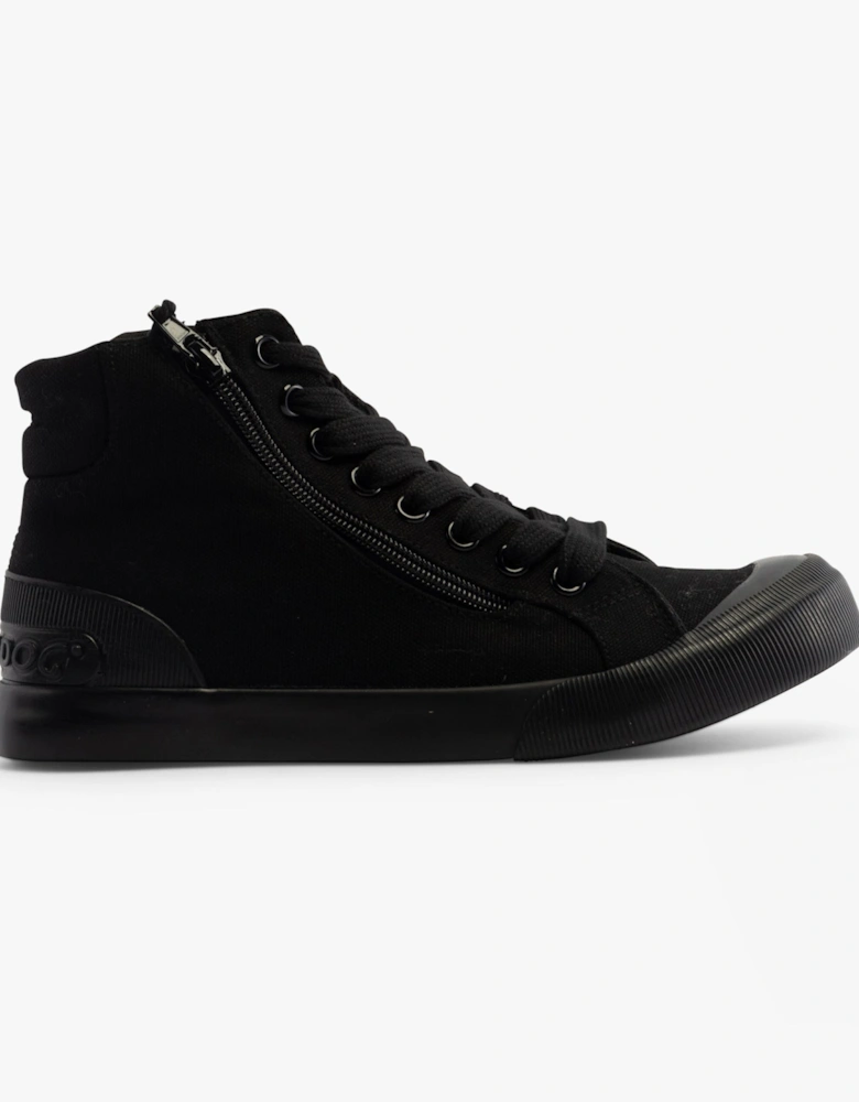 JAZZIN Womens High-Top Trainers Black