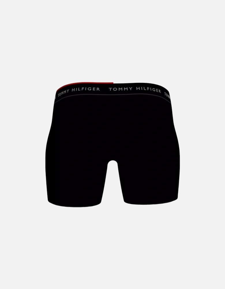 EVERYDAY MICROFIBRE Mens  3 -Pack Boxer Briefs Black