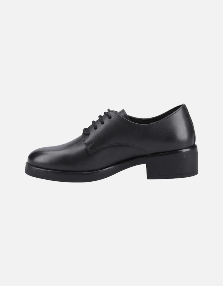 ANASTASIA Girls Leather School Shoes Black