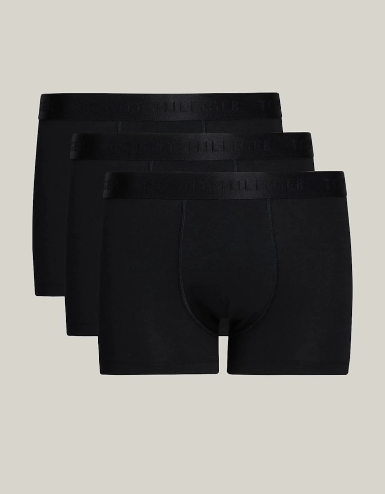 EVERYDAY LUXE Mens  3 -Pack Trunks Black