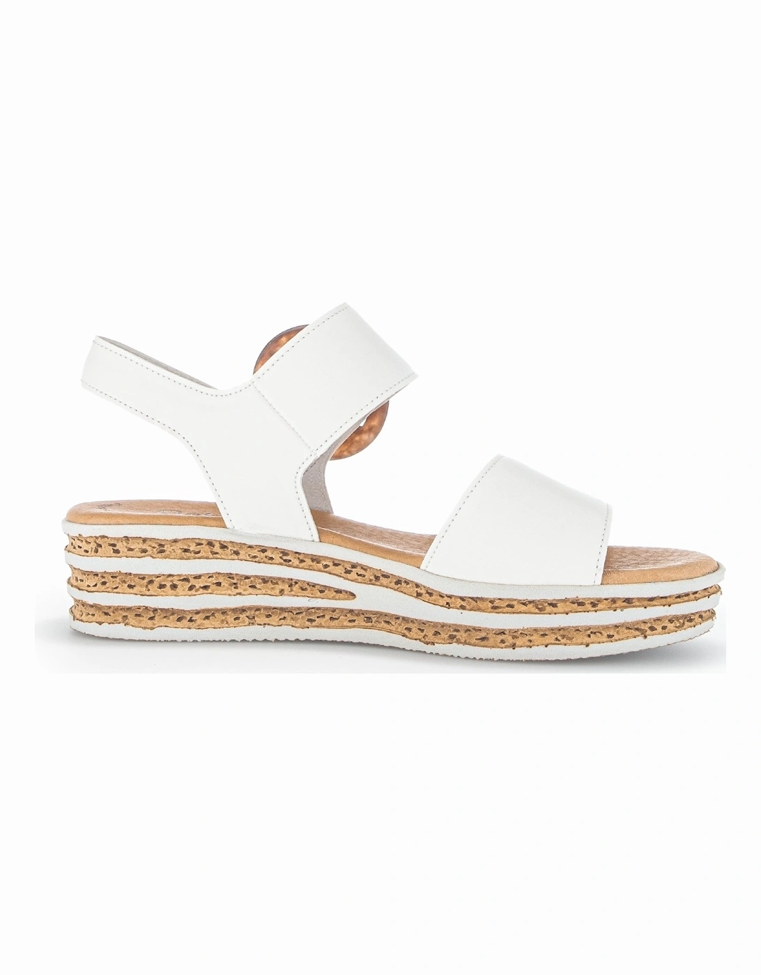 ANDRA Womens Sandals White, 7 of 6