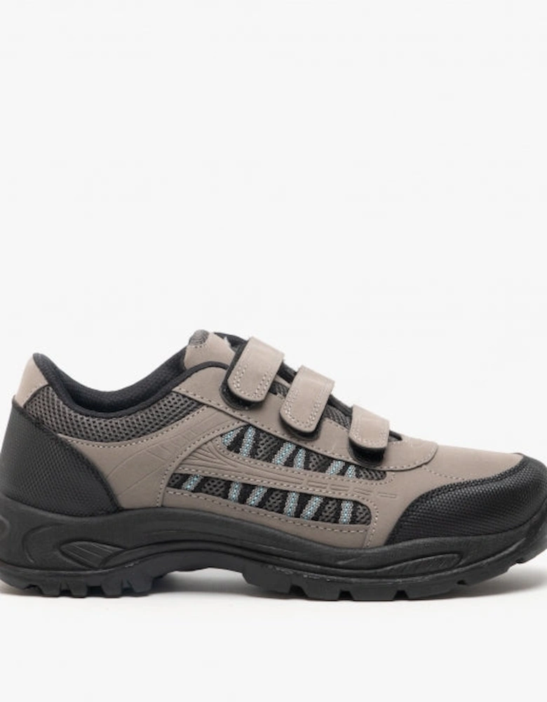 ASCEND Mens Hiking Trainers Grey/Black