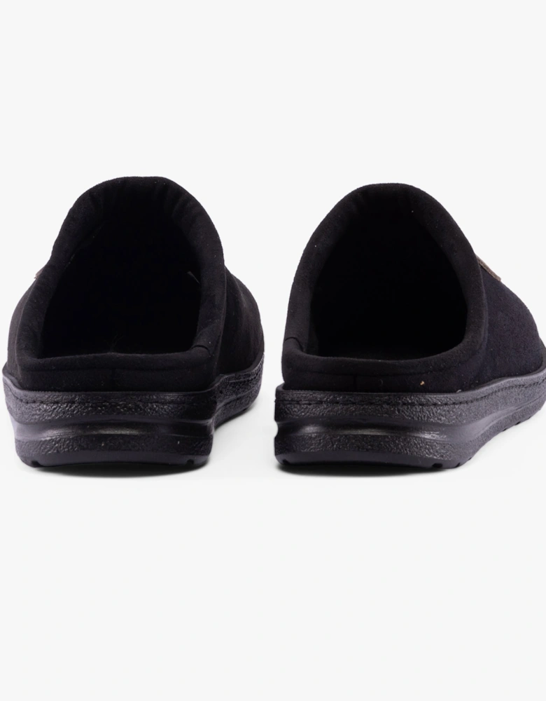 7141-90 Mens Mules Black