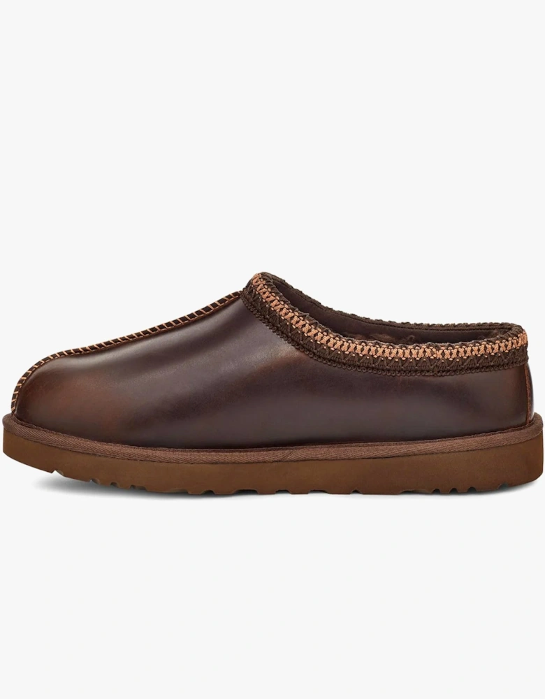 TASMAN LEATHER REGEN Mens Full Slippers Ironwood