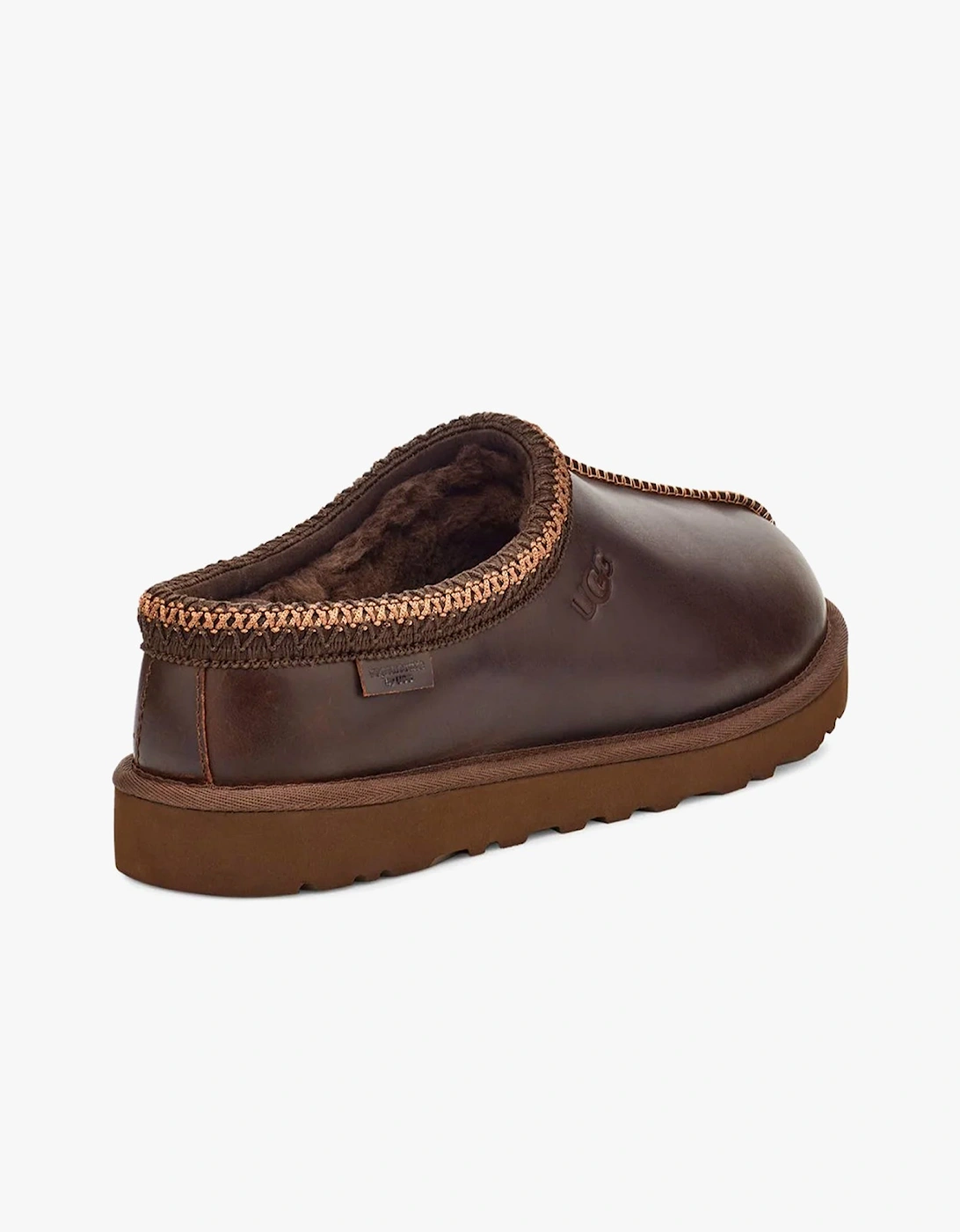 TASMAN LEATHER REGEN Mens Full Slippers Ironwood