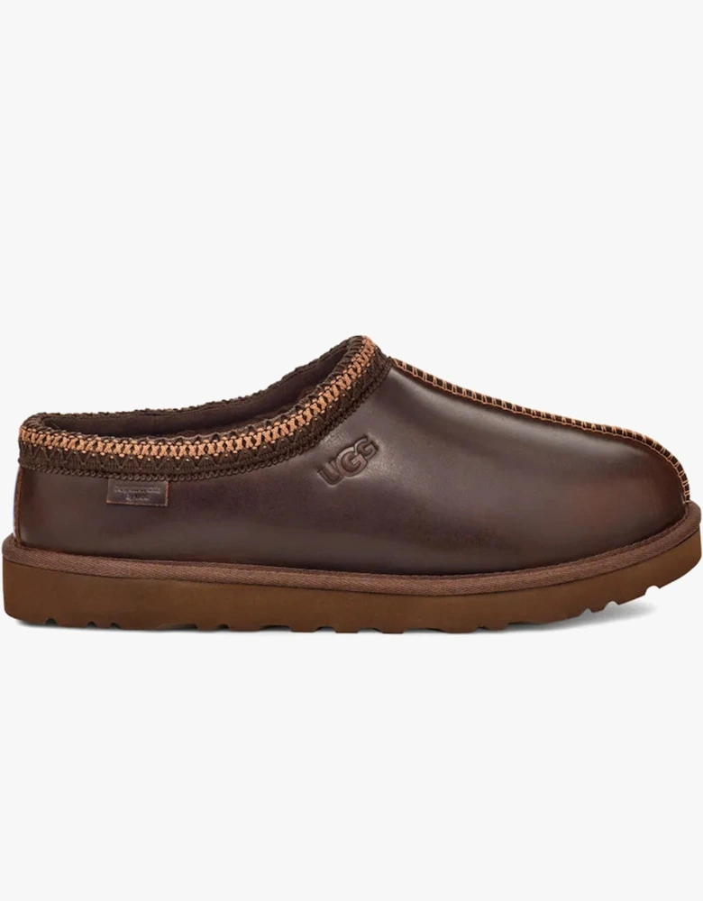 TASMAN LEATHER REGEN Mens Full Slippers Ironwood