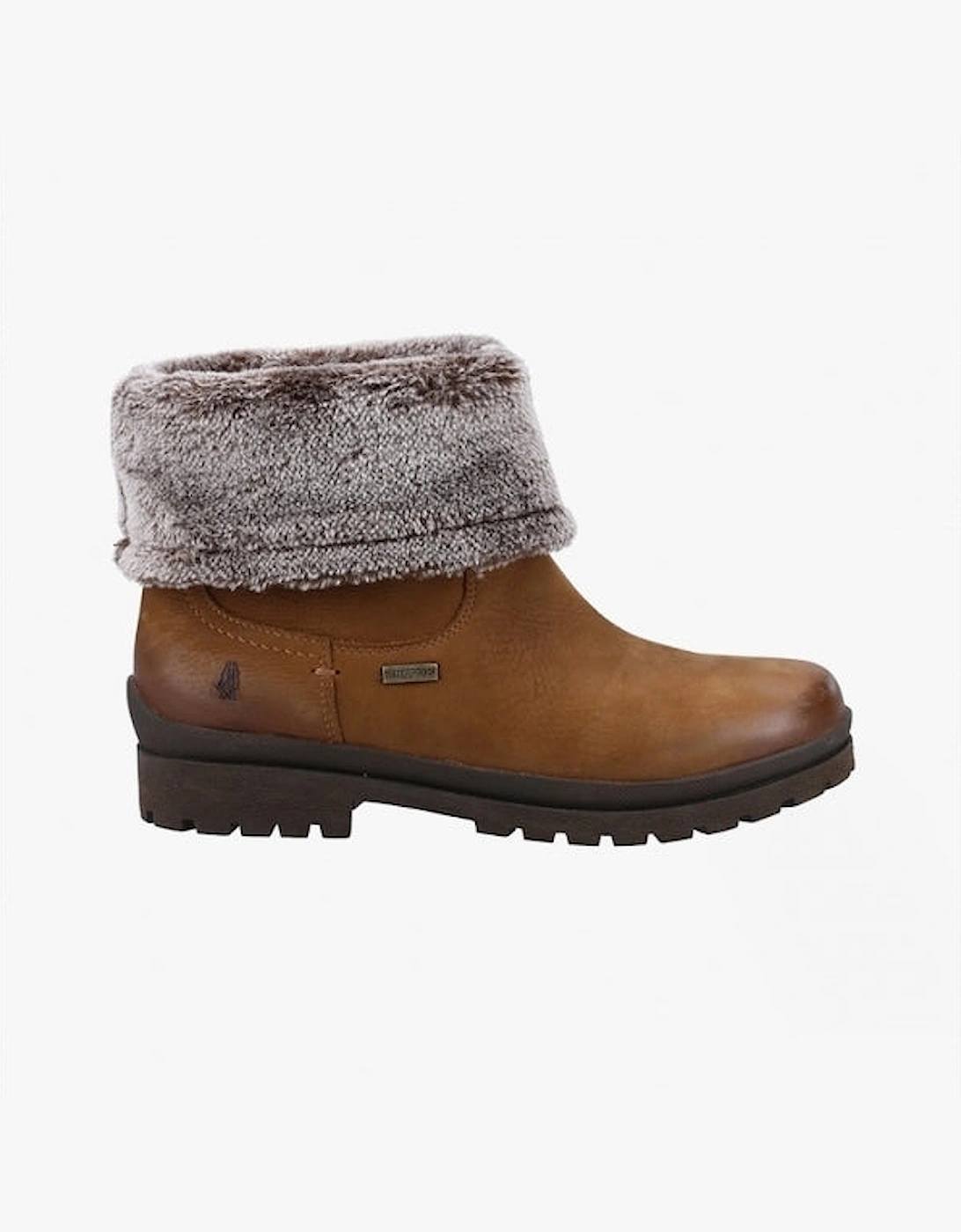 Hush Puppies Women's Hush Puppies ALICE Womens Leather Boots Camel - Brown