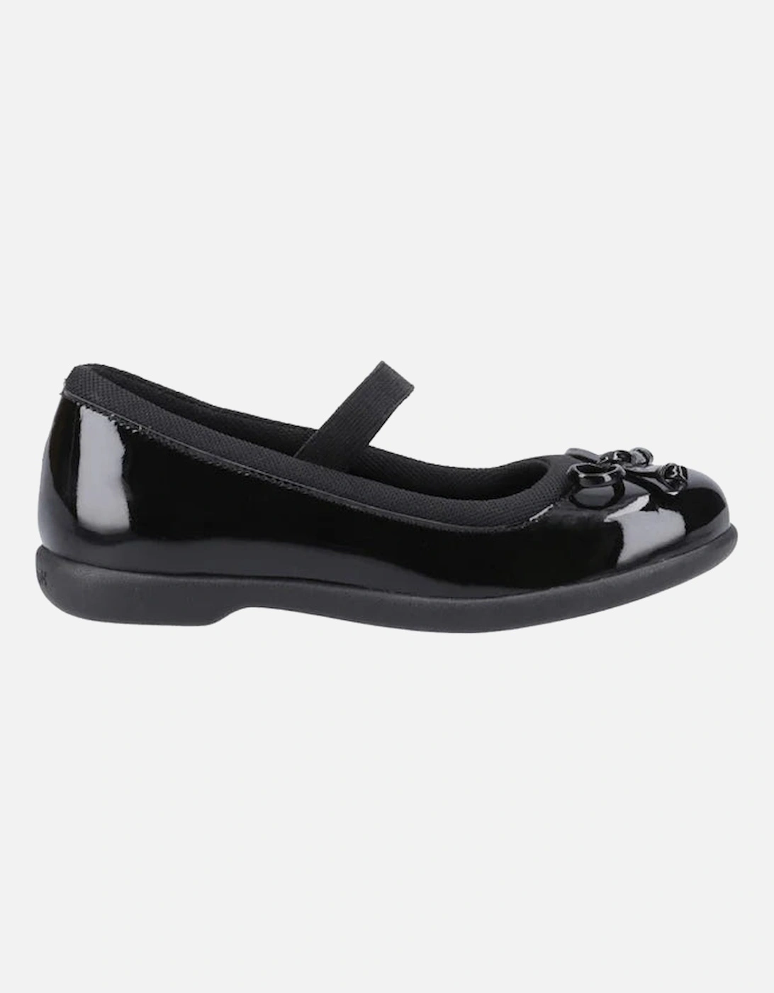 BETTY PATENT JNR Girls Shoes Black, 5 of 4