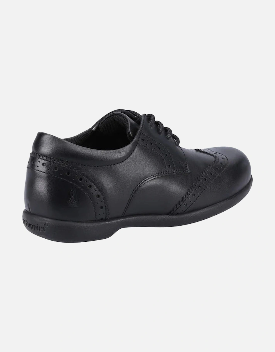 BRIDGET Girls Leather School Shoes Black