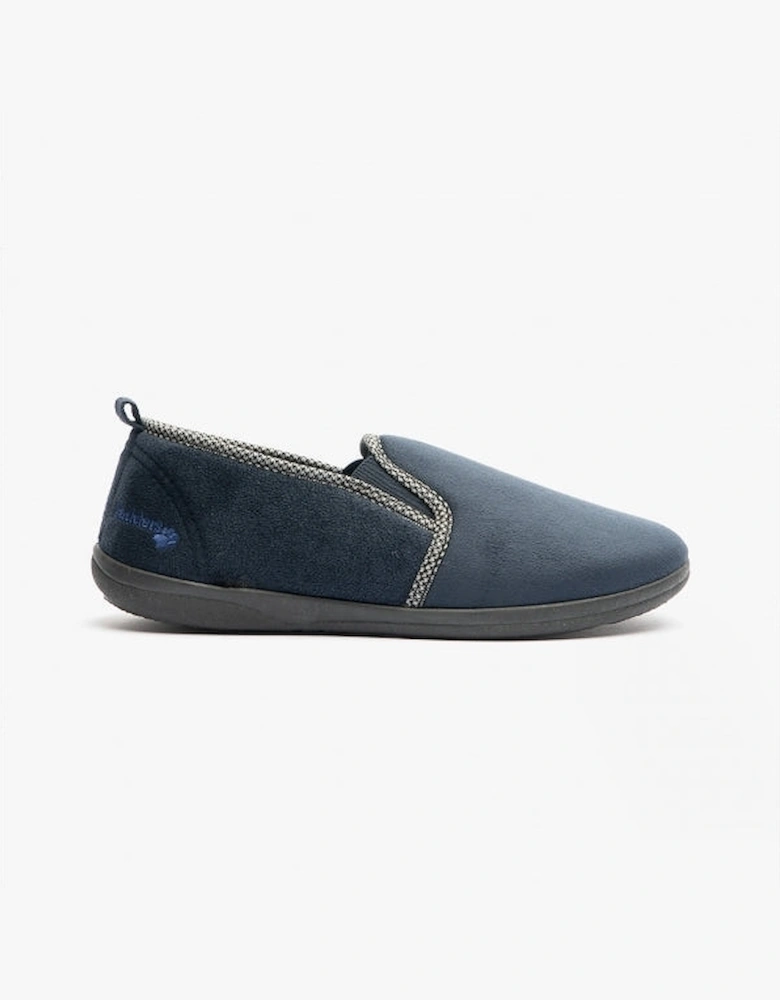 LEWIS Mens (G Fit) Full Slippers Navy