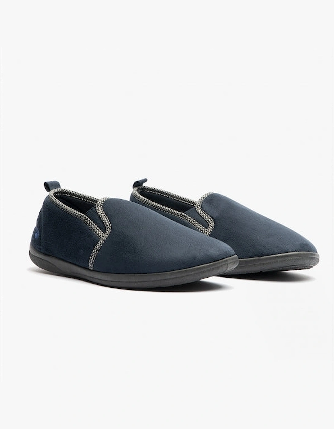 LEWIS Mens (G Fit) Full Slippers Navy