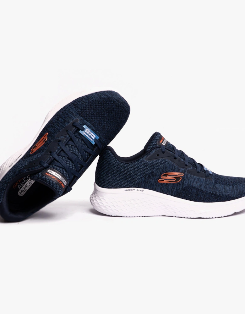 232598/NVOR SKECH-LITE PRO-FAREGROVE Mens Casual Shoes Navy/Orange