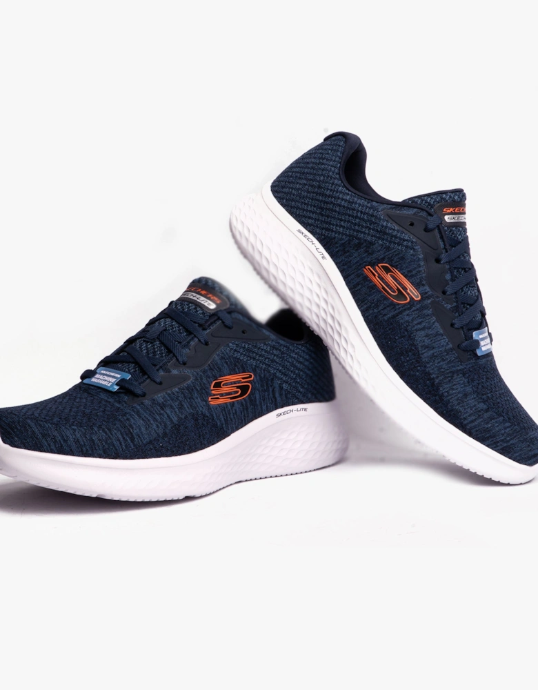 232598/NVOR SKECH-LITE PRO-FAREGROVE Mens Casual Shoes Navy/Orange