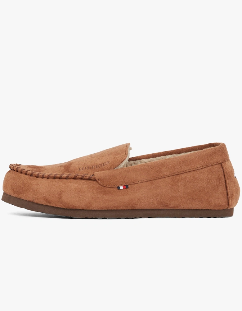 HILFIGER DRIVER HOUSE Mens Moccasin Slippers Coconut Grove