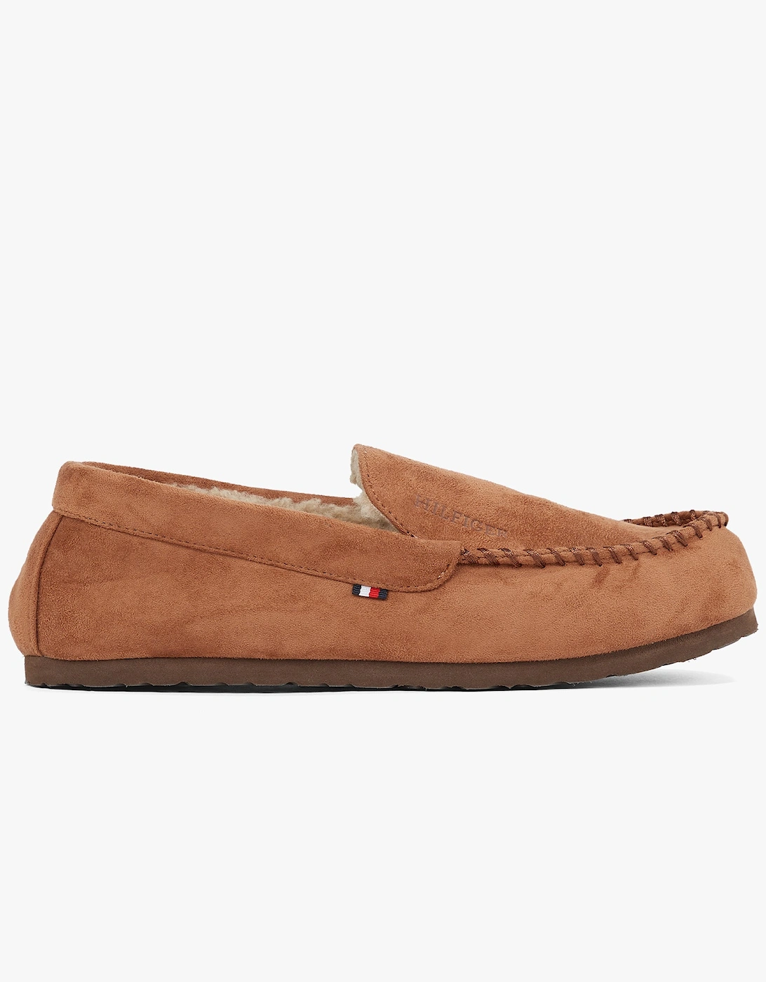 HILFIGER DRIVER HOUSE Mens Moccasin Slippers Coconut Grove