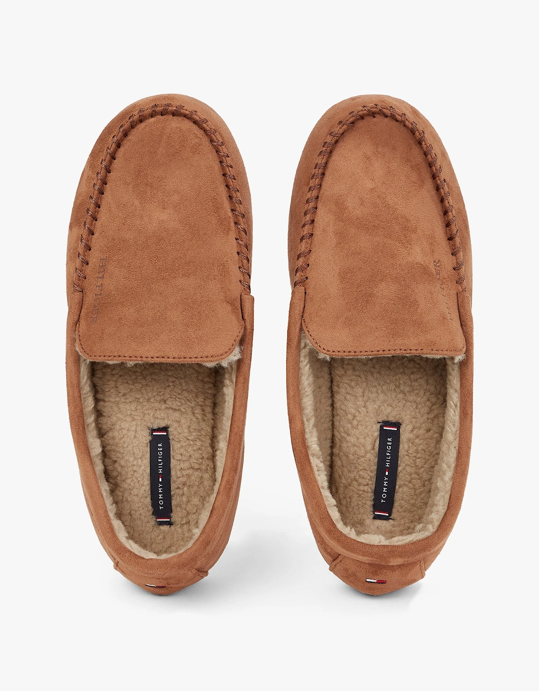 HILFIGER DRIVER HOUSE Mens Moccasin Slippers Coconut Grove