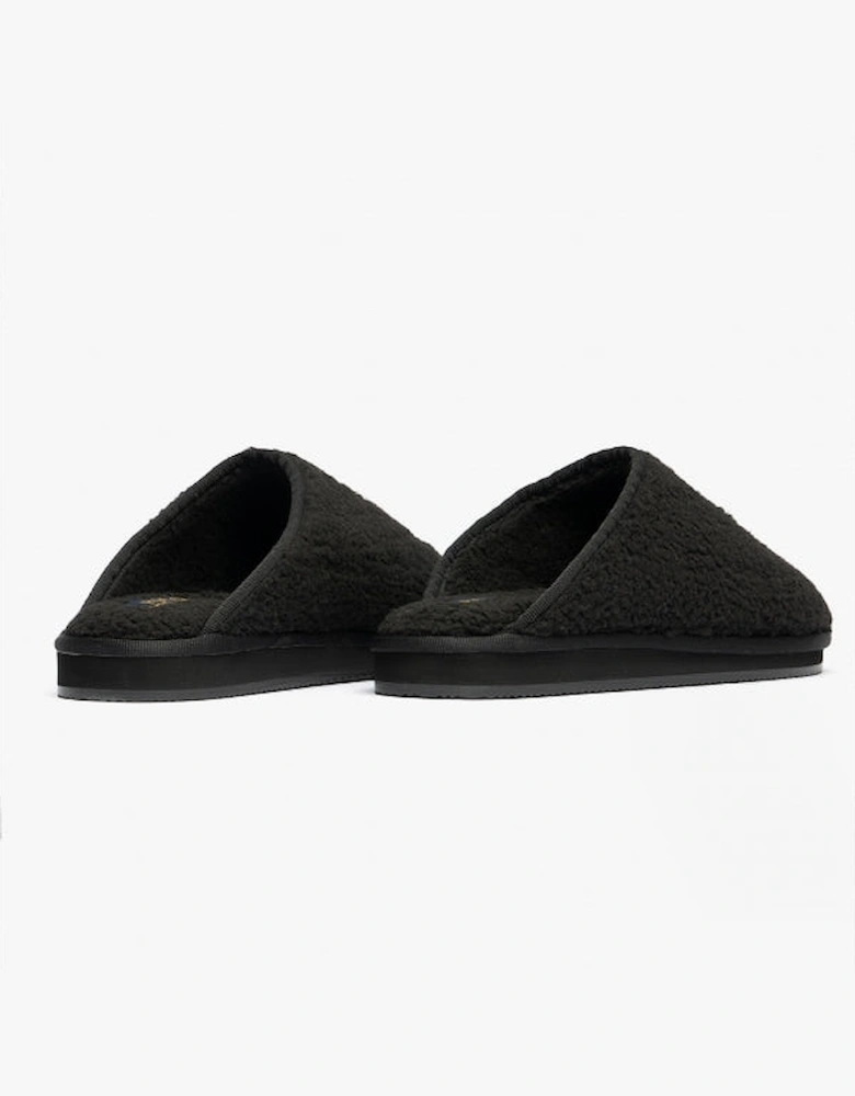 KAYLEIGH SCUFF II BEAR Womens Mule Slippers Black