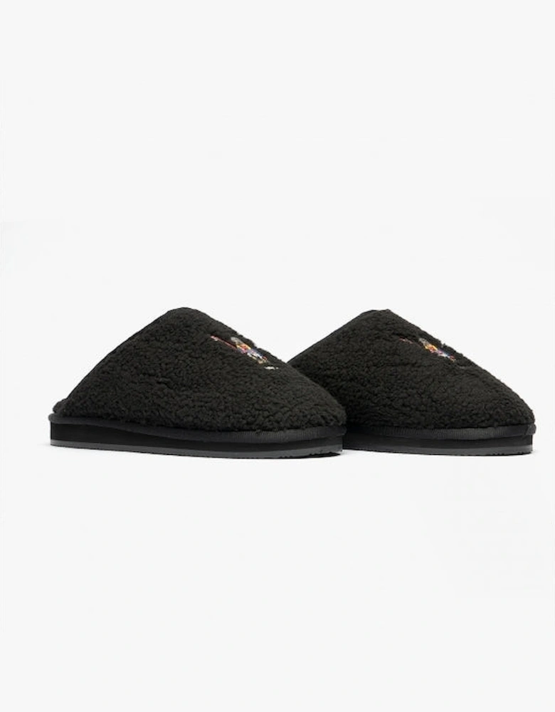 KAYLEIGH SCUFF II BEAR Womens Mule Slippers Black