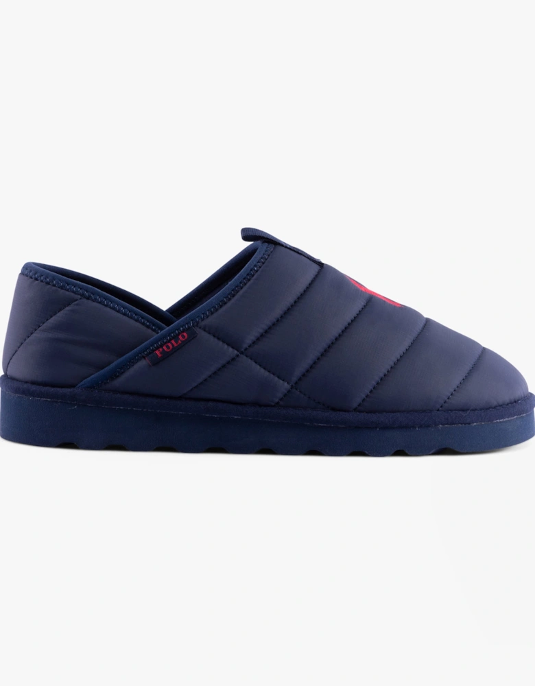 EVERETT Mens Full Slippers Navy