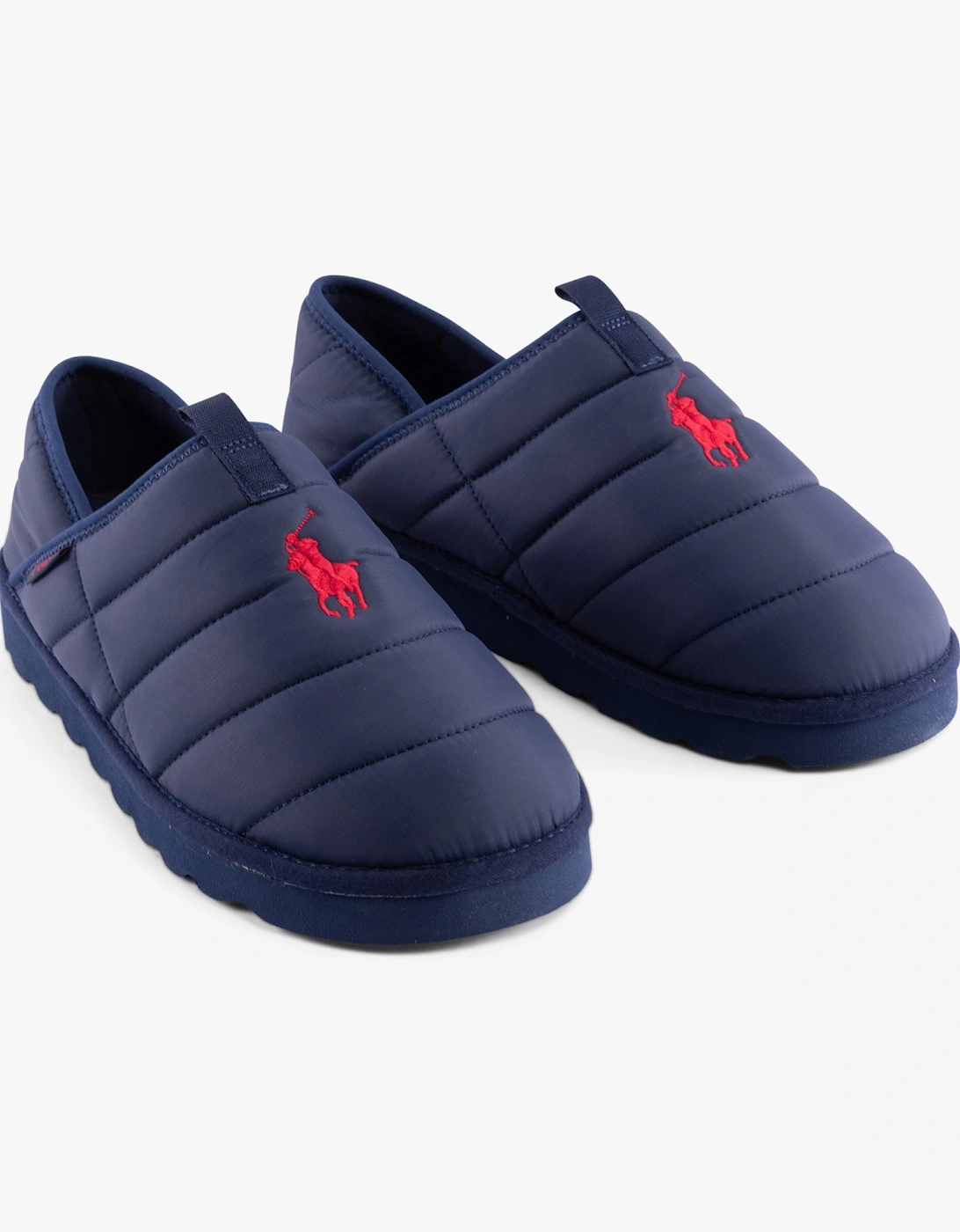 EVERETT Mens Full Slippers Navy