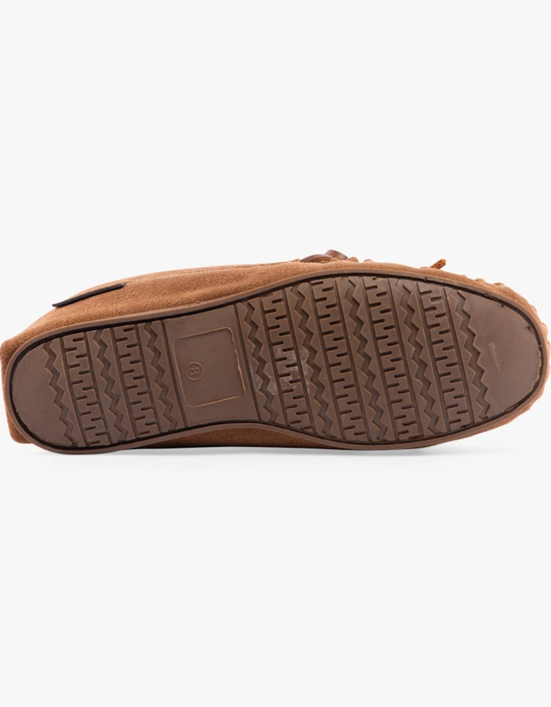 CLYDE Mens Slippers Tan