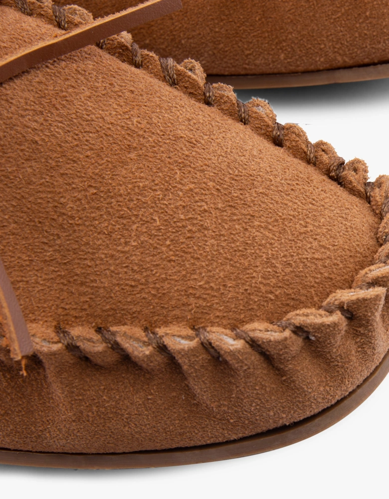 CLYDE Mens Slippers Tan