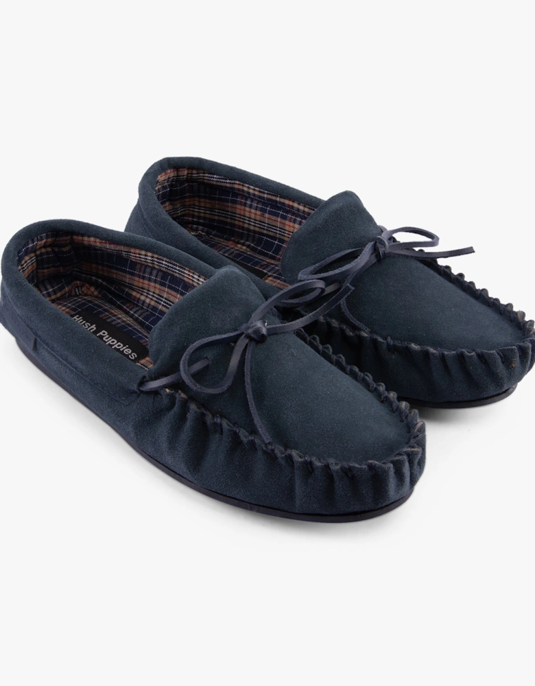 CLYDE Mens Slippers Navy