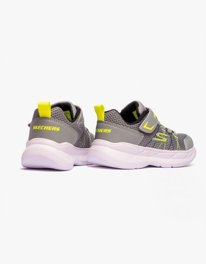 403796L/GYYL SNAP SPRINTS 2.0 - VARGONIX Boys Touch Fasten Trainers Grey/Yellow