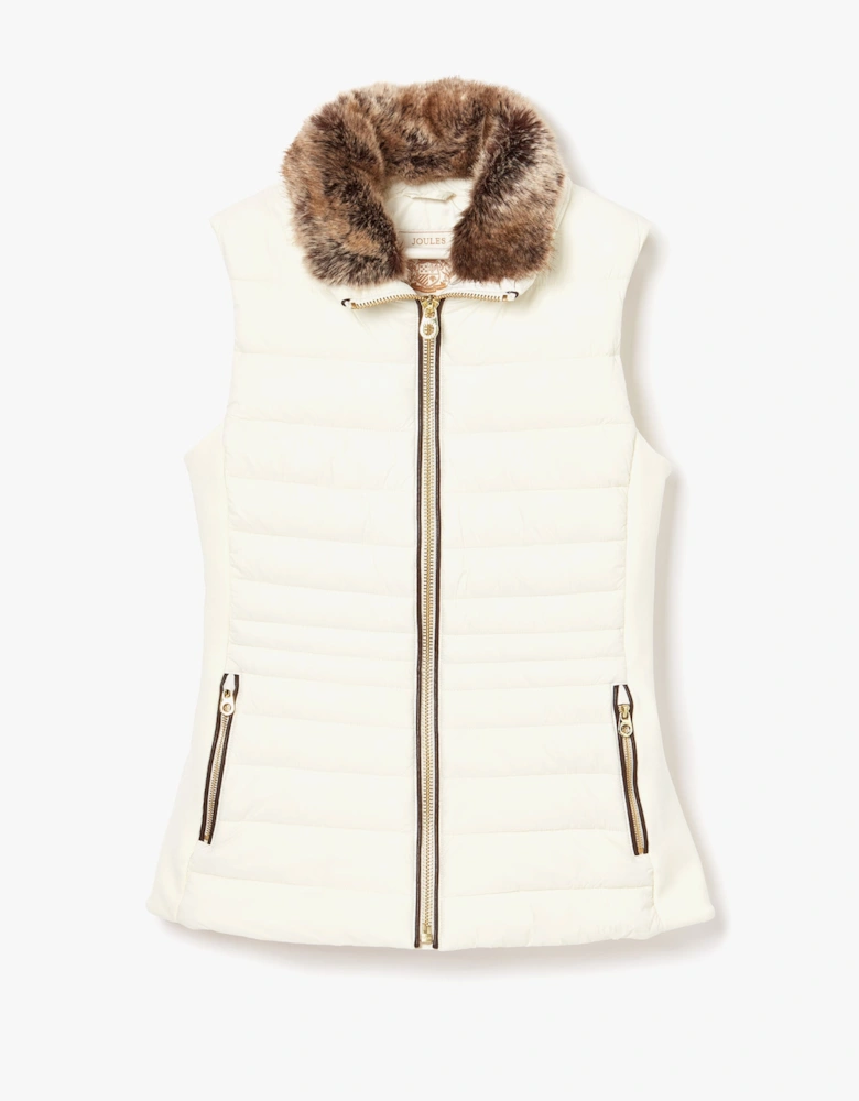 BECKLEY Womens Gilet Winter White