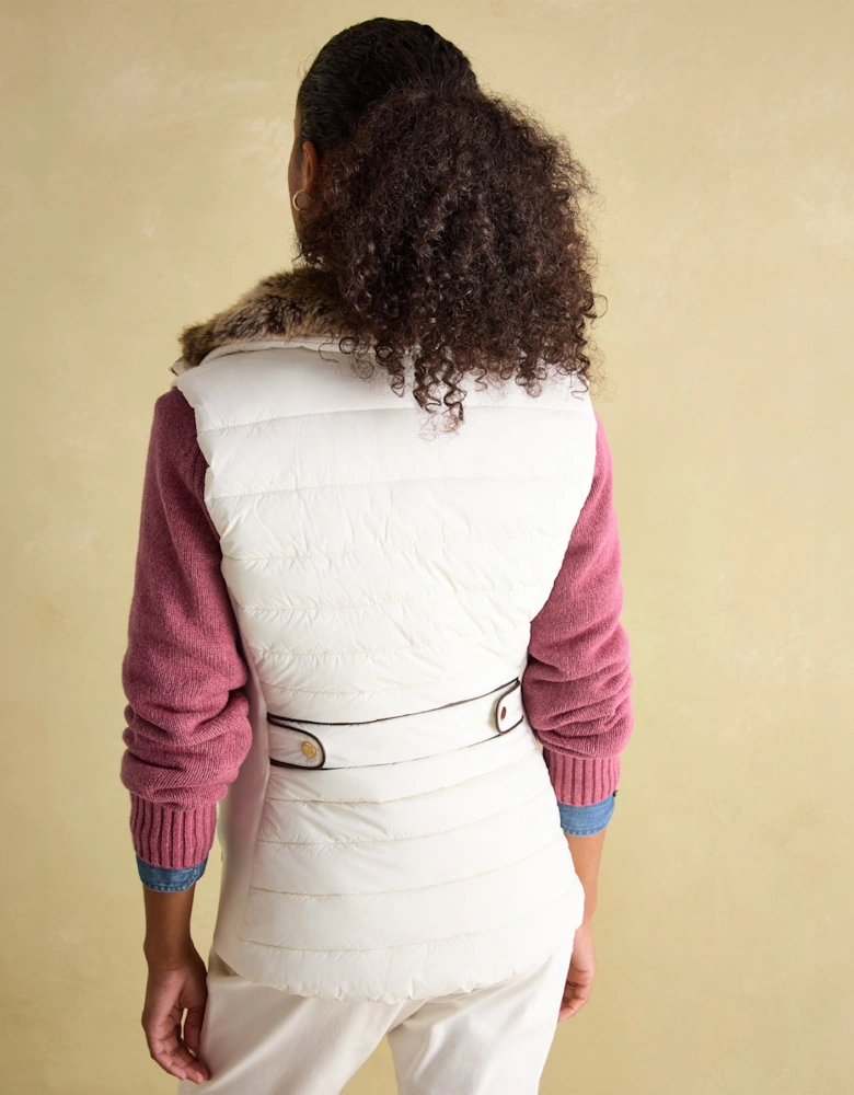 BECKLEY Womens Gilet Winter White