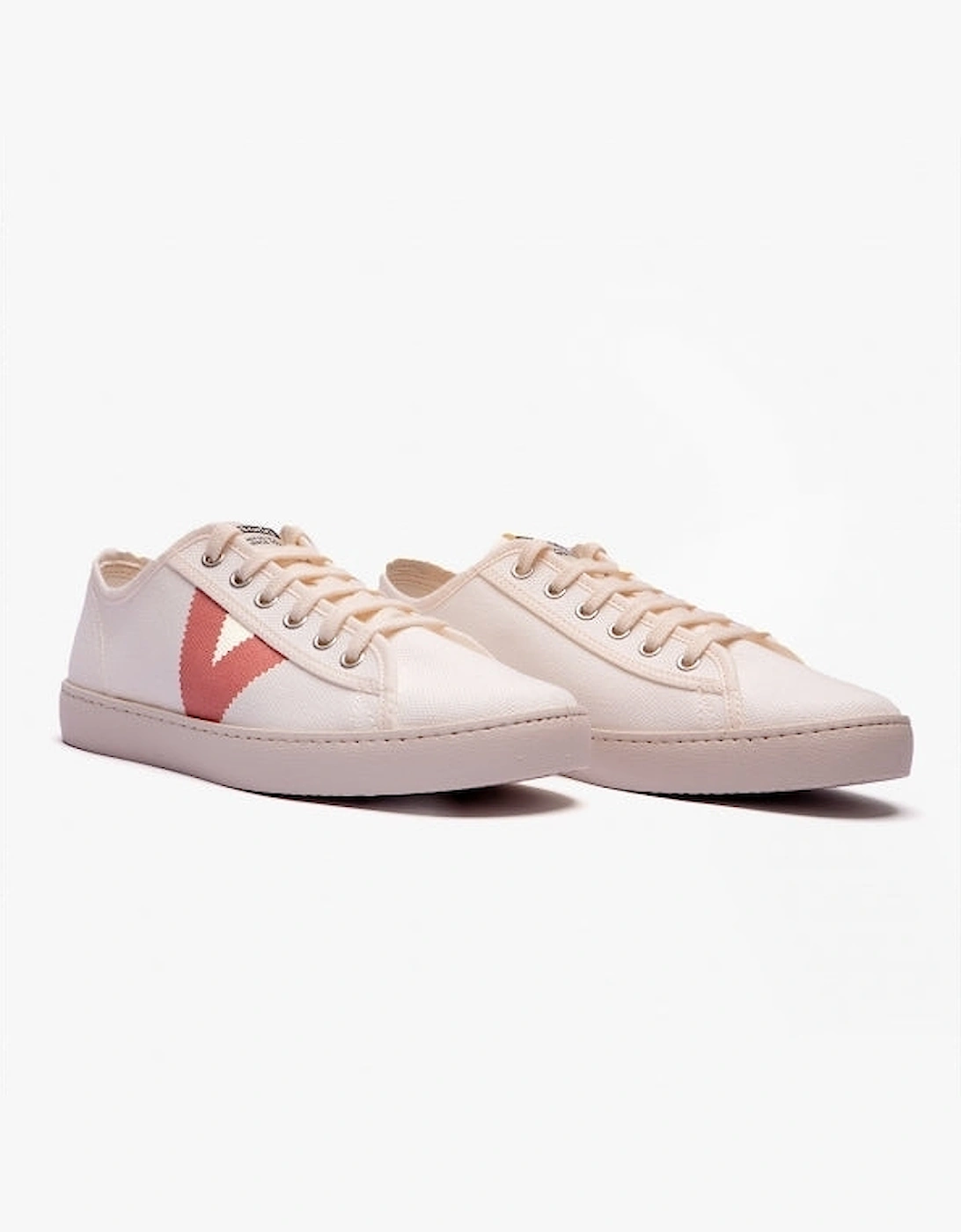 BERLIN ECO CONTRAST CANVAS Womens Trainers White/Rose