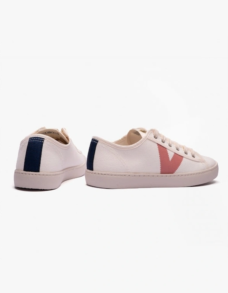 BERLIN ECO CONTRAST CANVAS Womens Trainers White/Rose