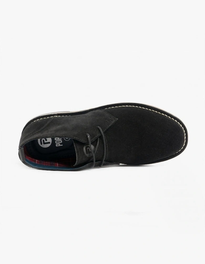 VESPA Unisex Desert Boots Black