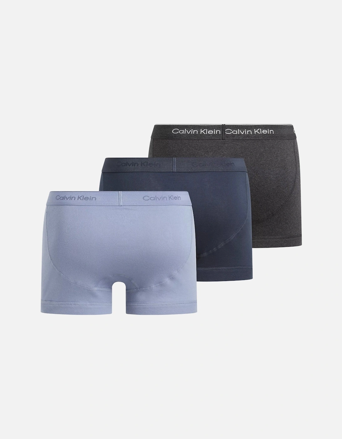 COTTON CLASSICS Mens 3 Pack Trunks Multicoloured
