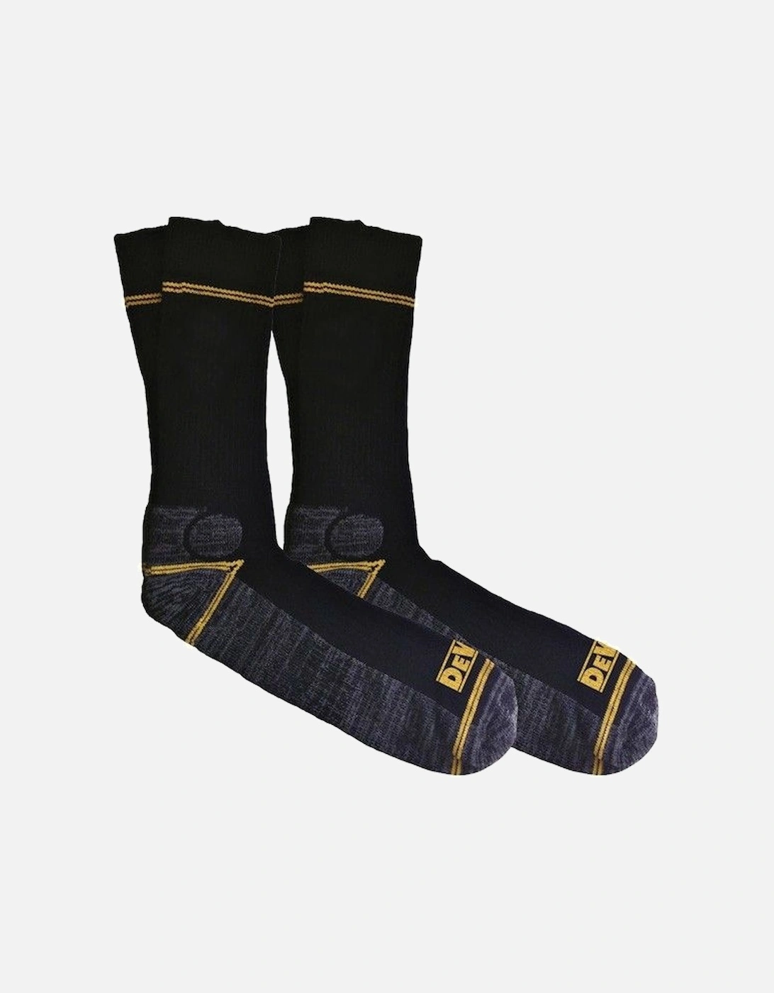 HYDRO Unisex Socks Black/Yellow, 2 of 1
