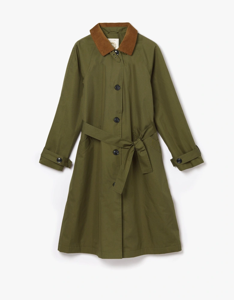 EPWELL Womens Belted Trench Coat Khaki