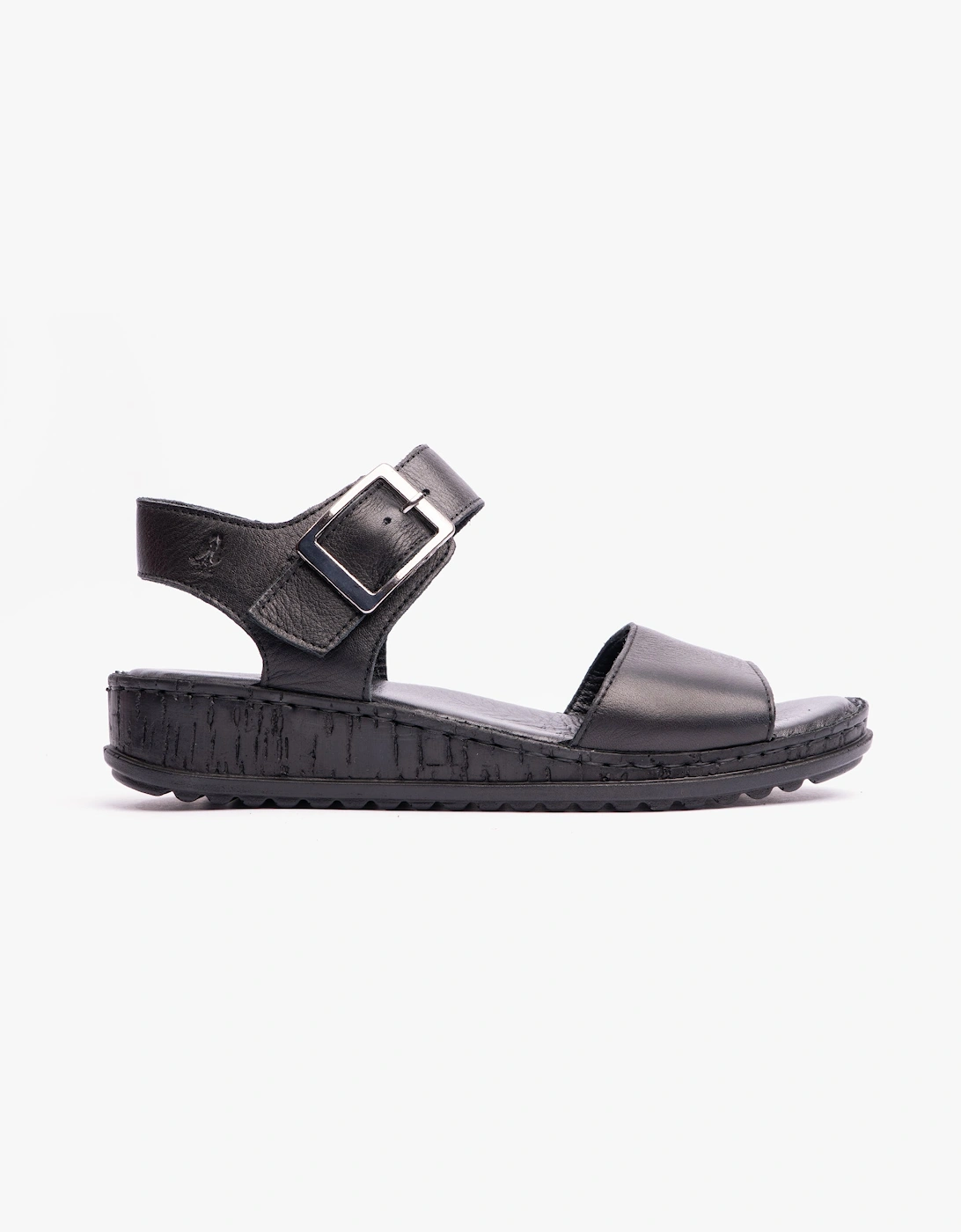 Hush Puppies Women's Black Ellie Sandals - Size 4