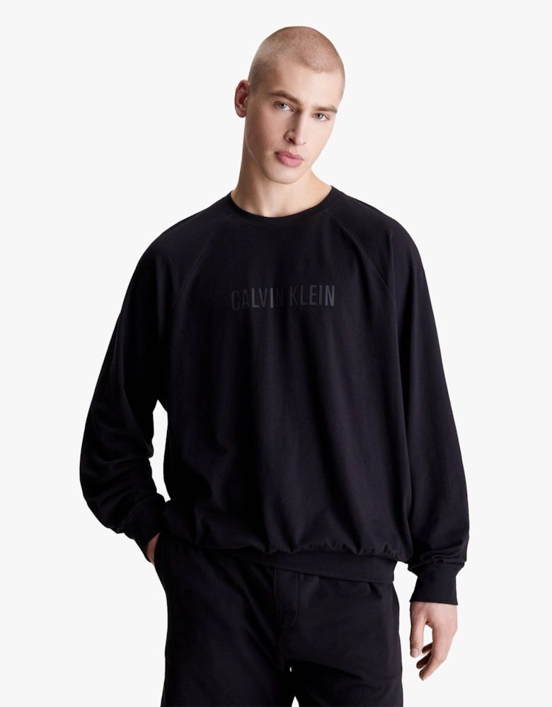 INTENSE POWER Mens Sweatshirt Black